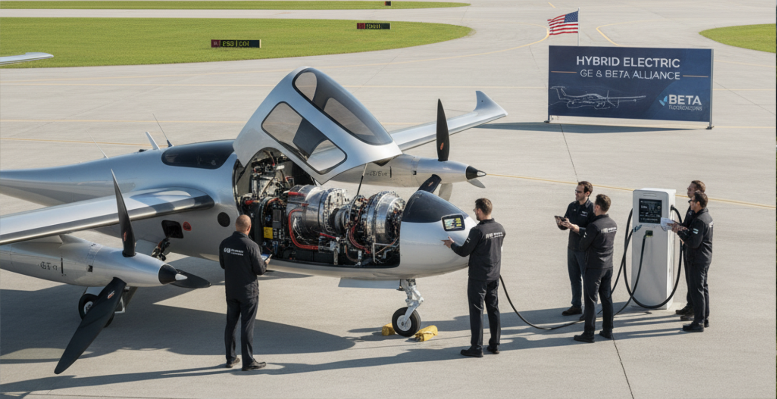 GE Aerospace and BETA Technologies Collaborate on Hybrid Electric Aviation