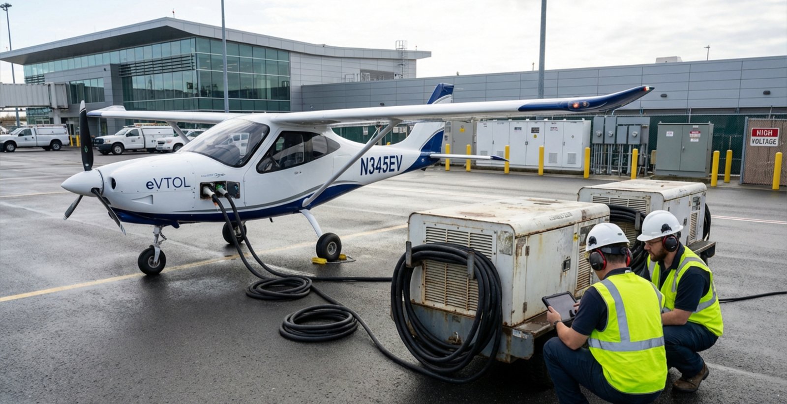 Electric Aircraft Charging Infrastructure Market: USD 2.1B by 2030 at 20.7% CAGR (eVTOL & Decarbonization Drive)